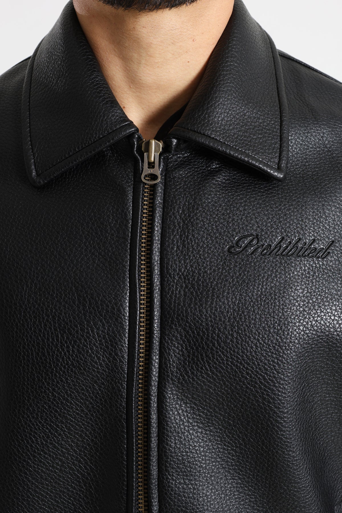 Giacca in ecopelle - Black