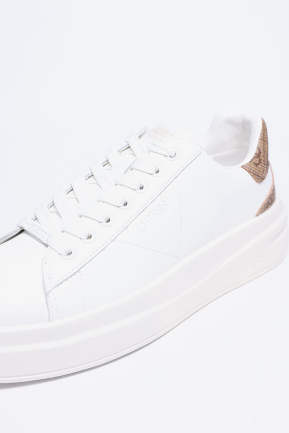 Sneaker con piattaforma Elbina - Bianco + Beige