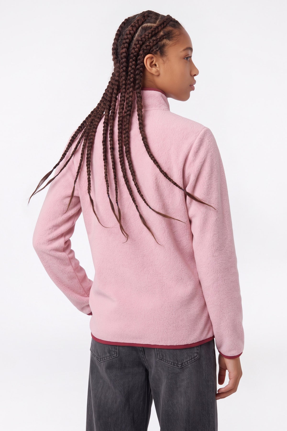 Fleece sweatshirt - Light Rose