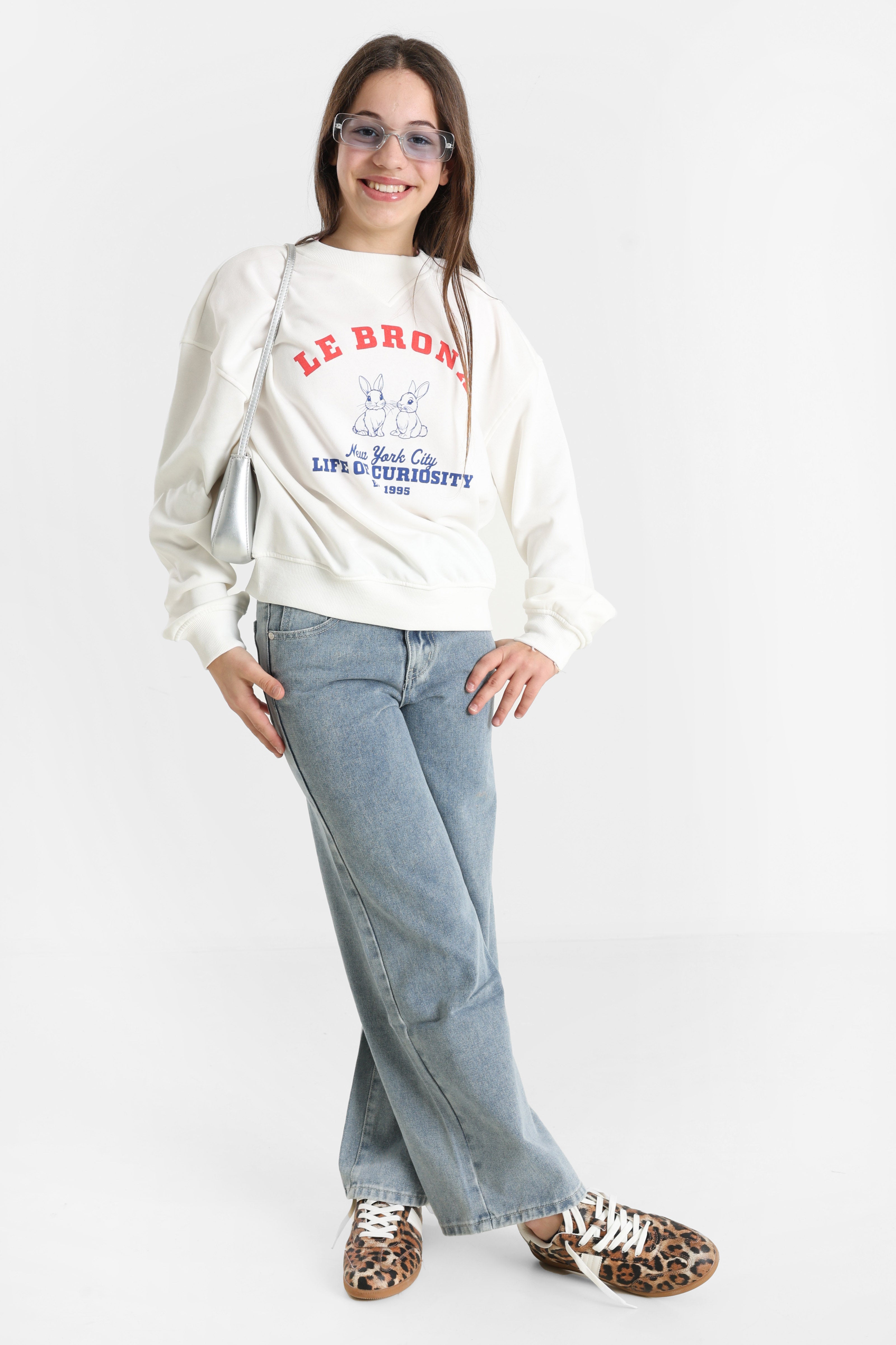 KOGBETINA Sweatshirt - Cloud Dancer
