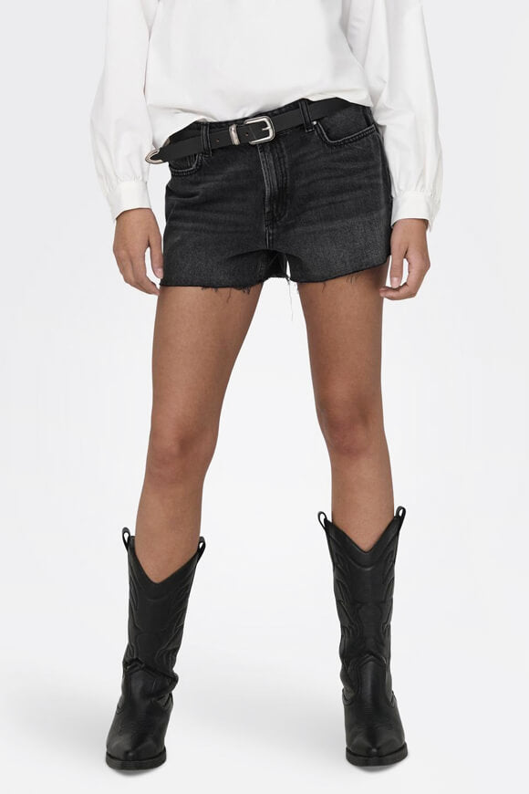 Denim shorts - Washed Black