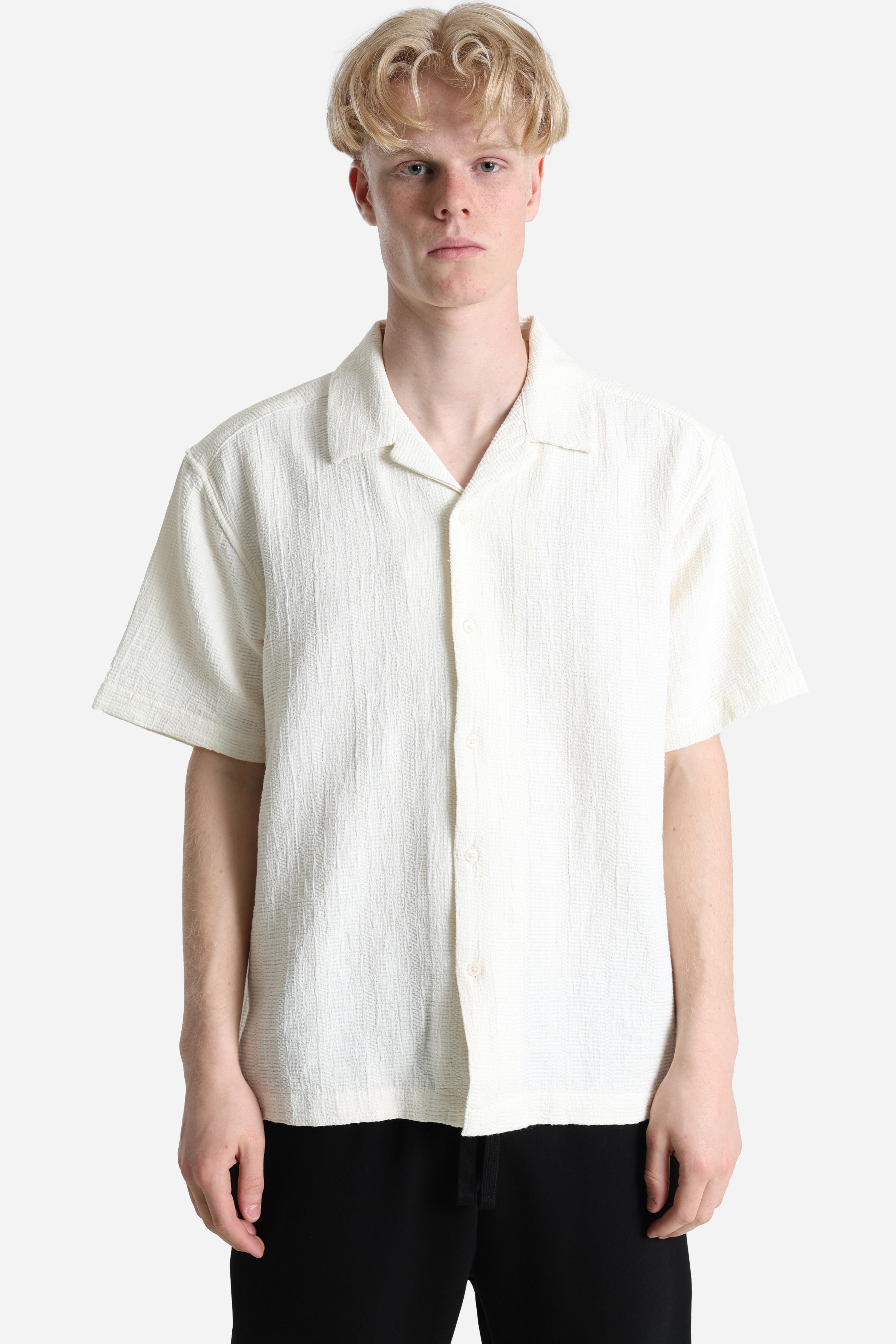 Camicia ONSDOBBY in tessuto strutturato - Whisper White