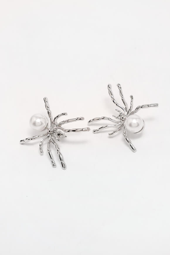Boucles d'oreilles - White + Silver