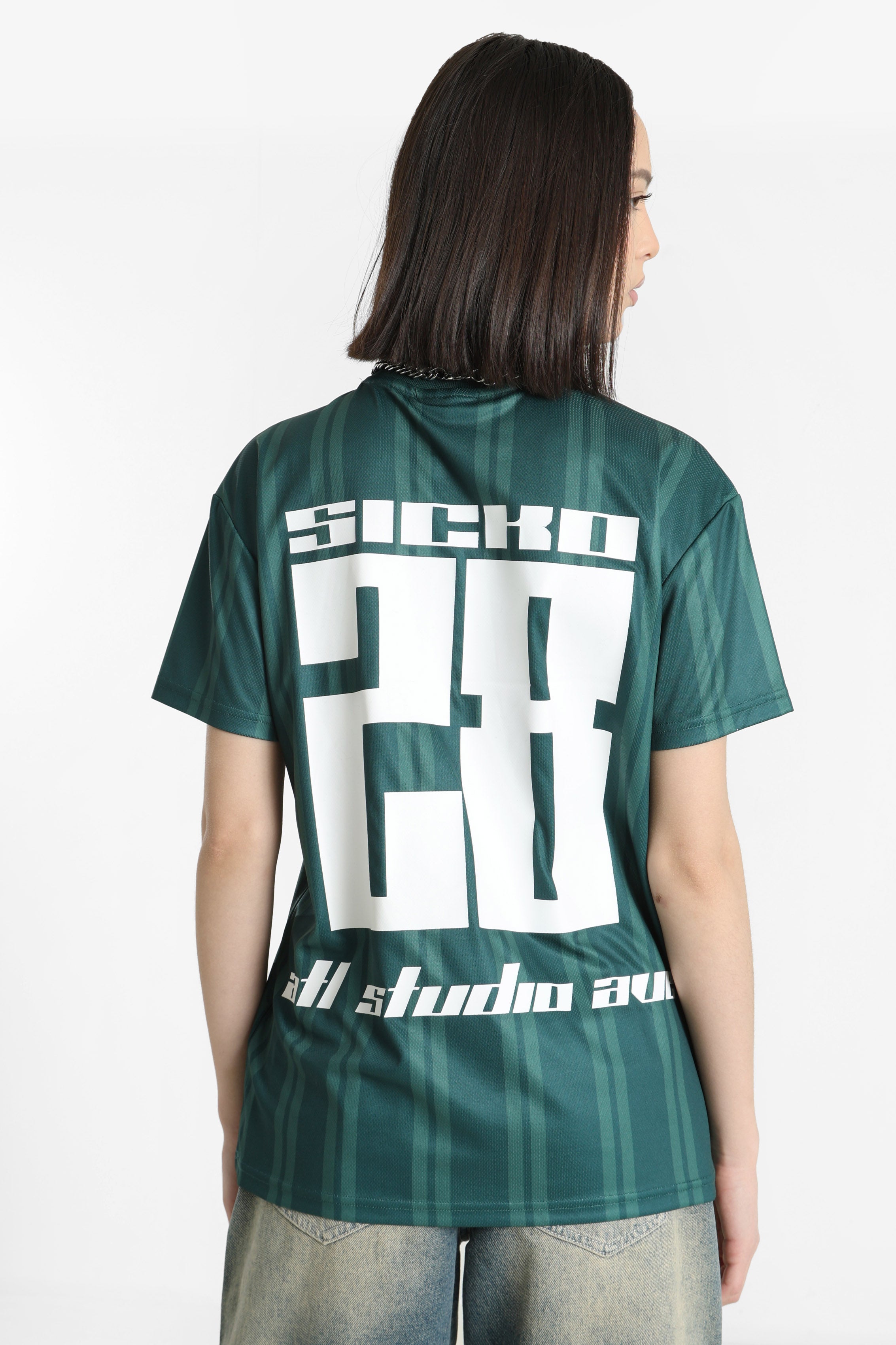 T-shirt ampia - Verde