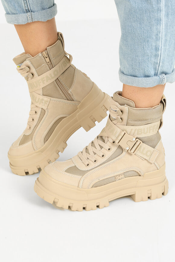 Aspha Com1 Plateau Winterstiefelette - Beige