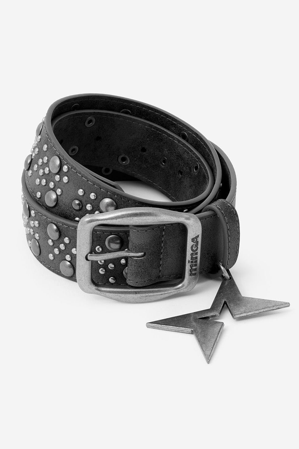Crave Studded Gürtel - Grey