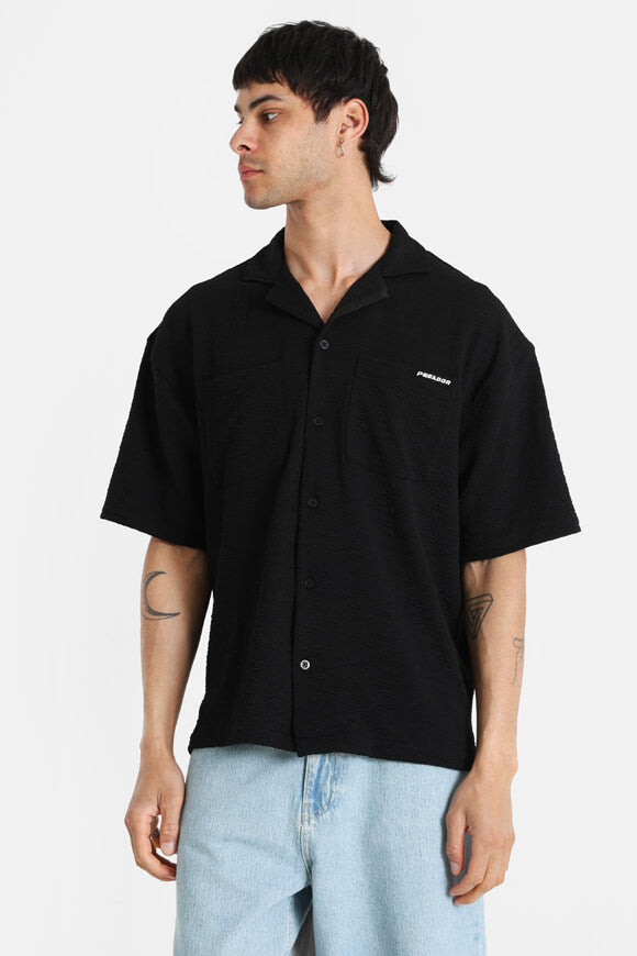 Acado strukturiertes Hemd - Black
