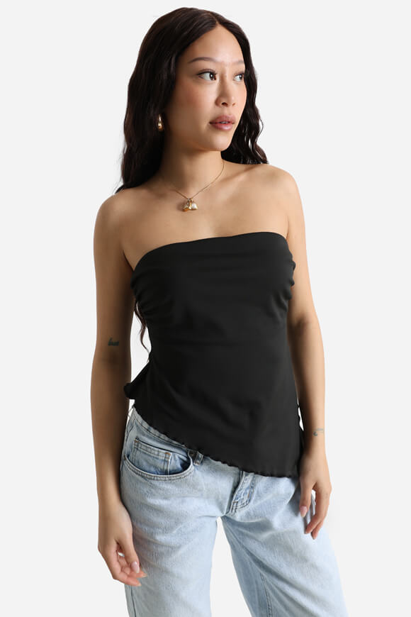 Top a fascia - nero