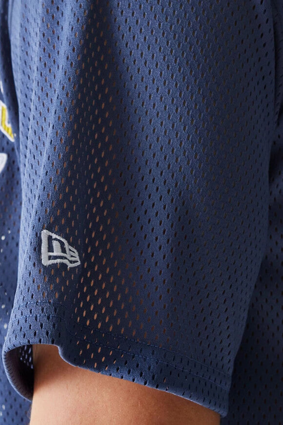 Oversize Mesh T-Shirt - Blue