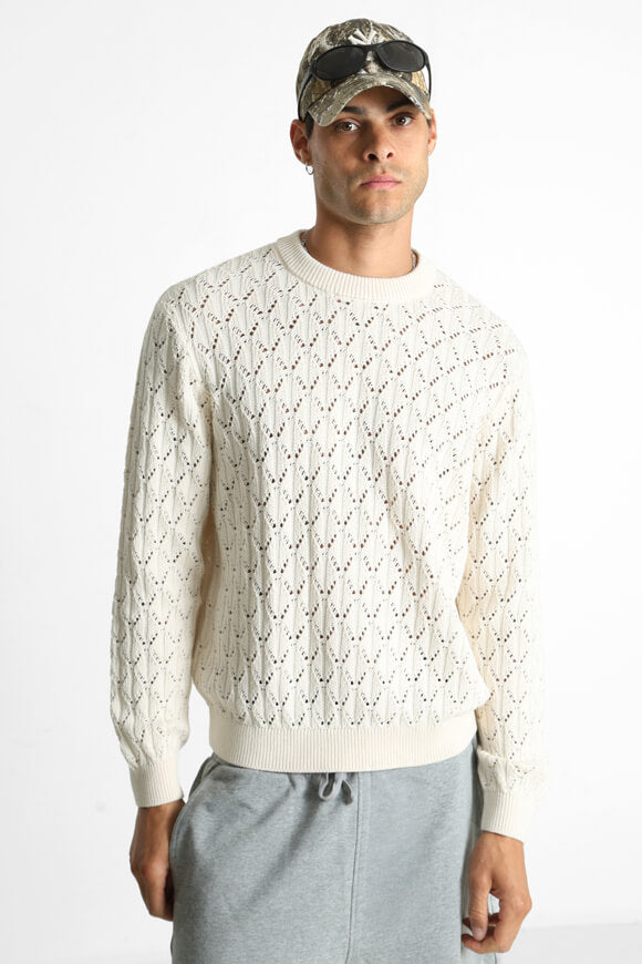 JORGRAMERCY pull en tricot - Sea Salt