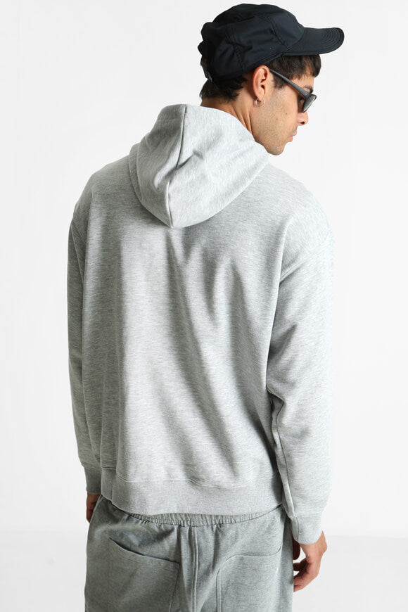 Oversized hooded sweatshirt - Athletic Grey