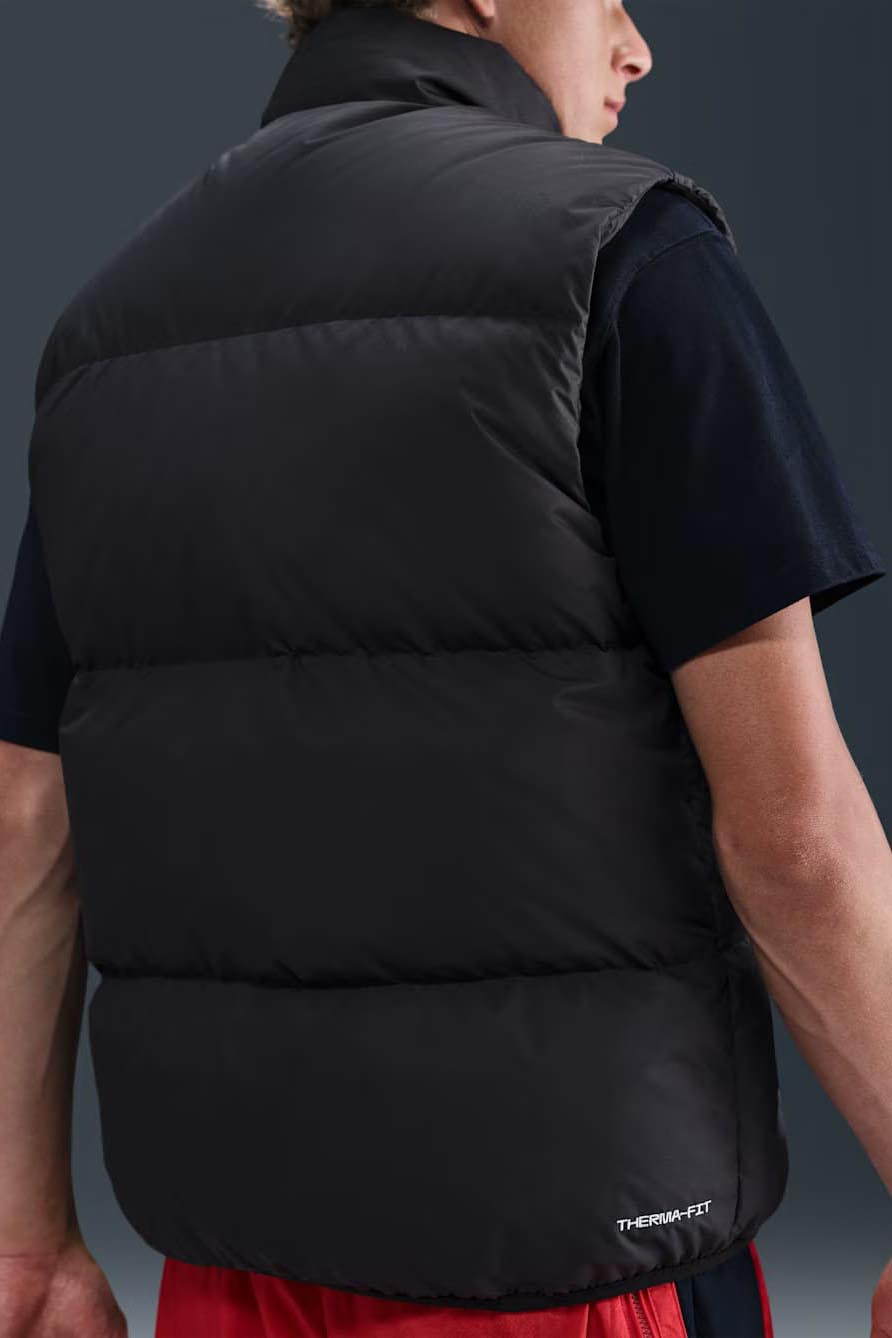Sportswear Club gilet doudoune matelassé - Black