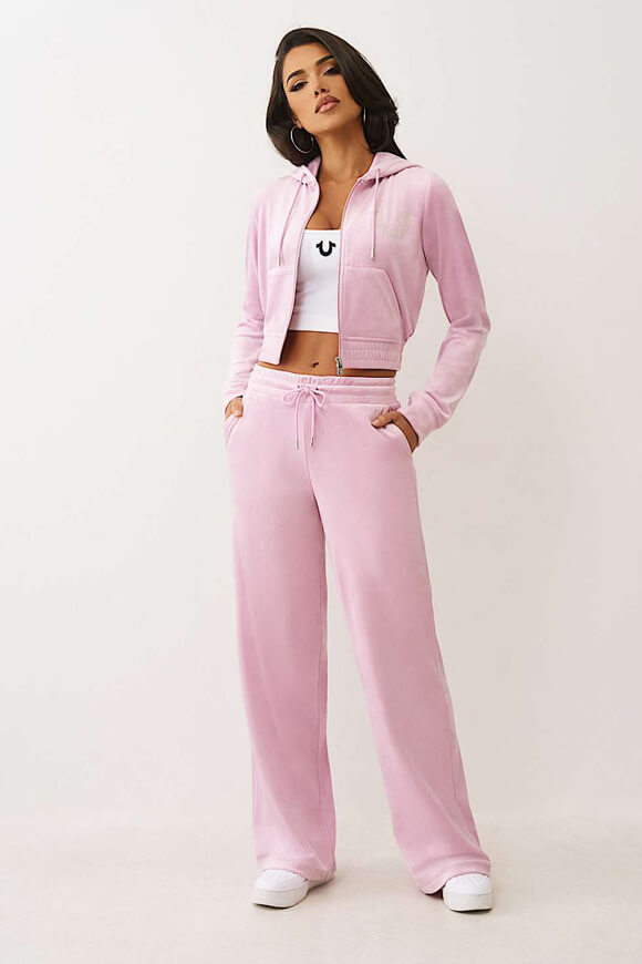 Velvet pants - Mauve Mist