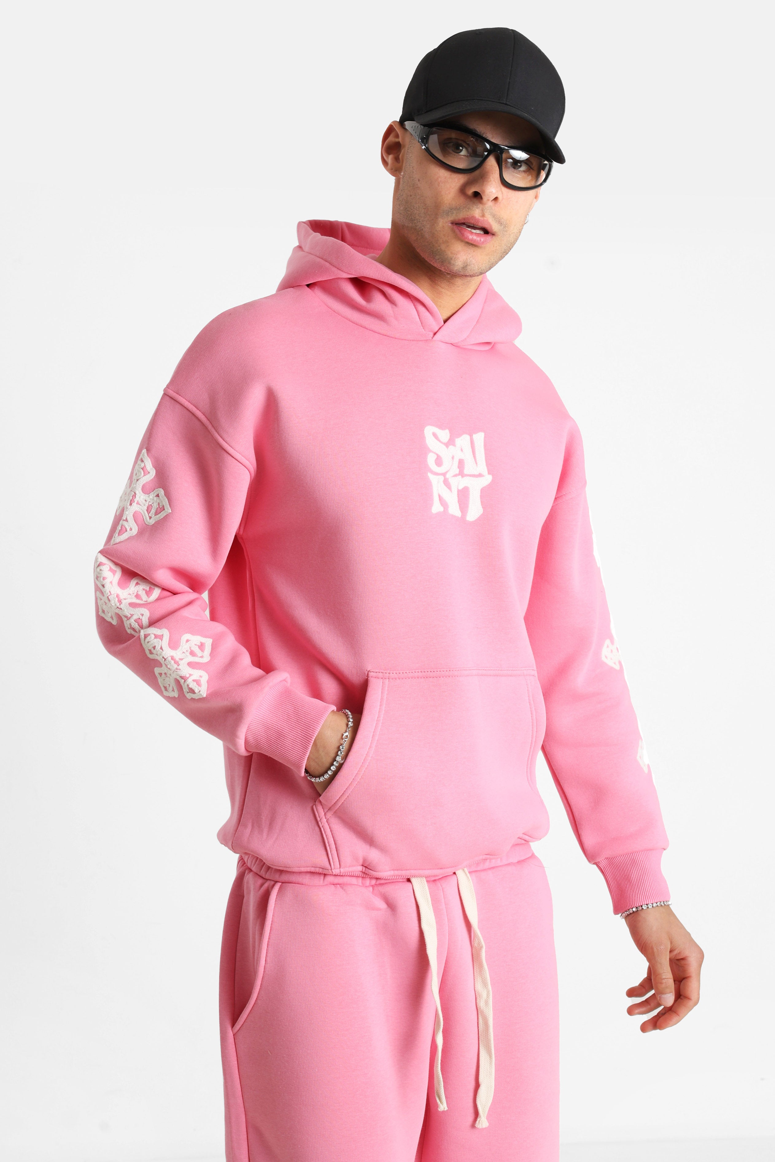 Kapuzensweatshirt - Pink