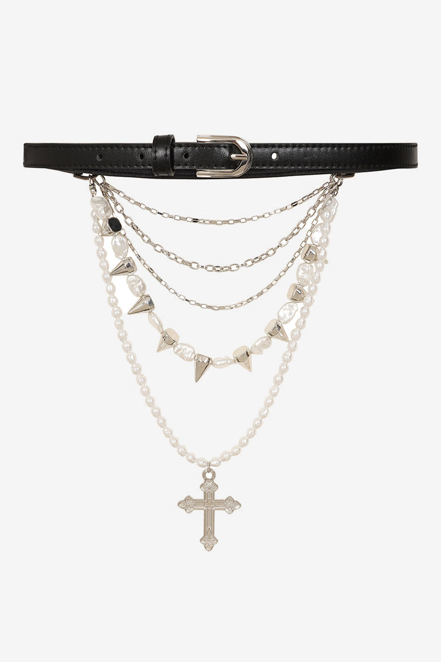 Divine Edge Gürtel - Black + Silver
