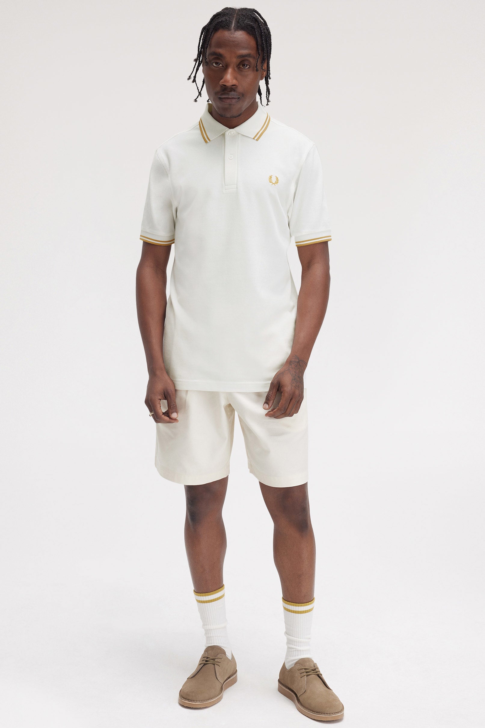 Twin Tipped Poloshirt - Snow White