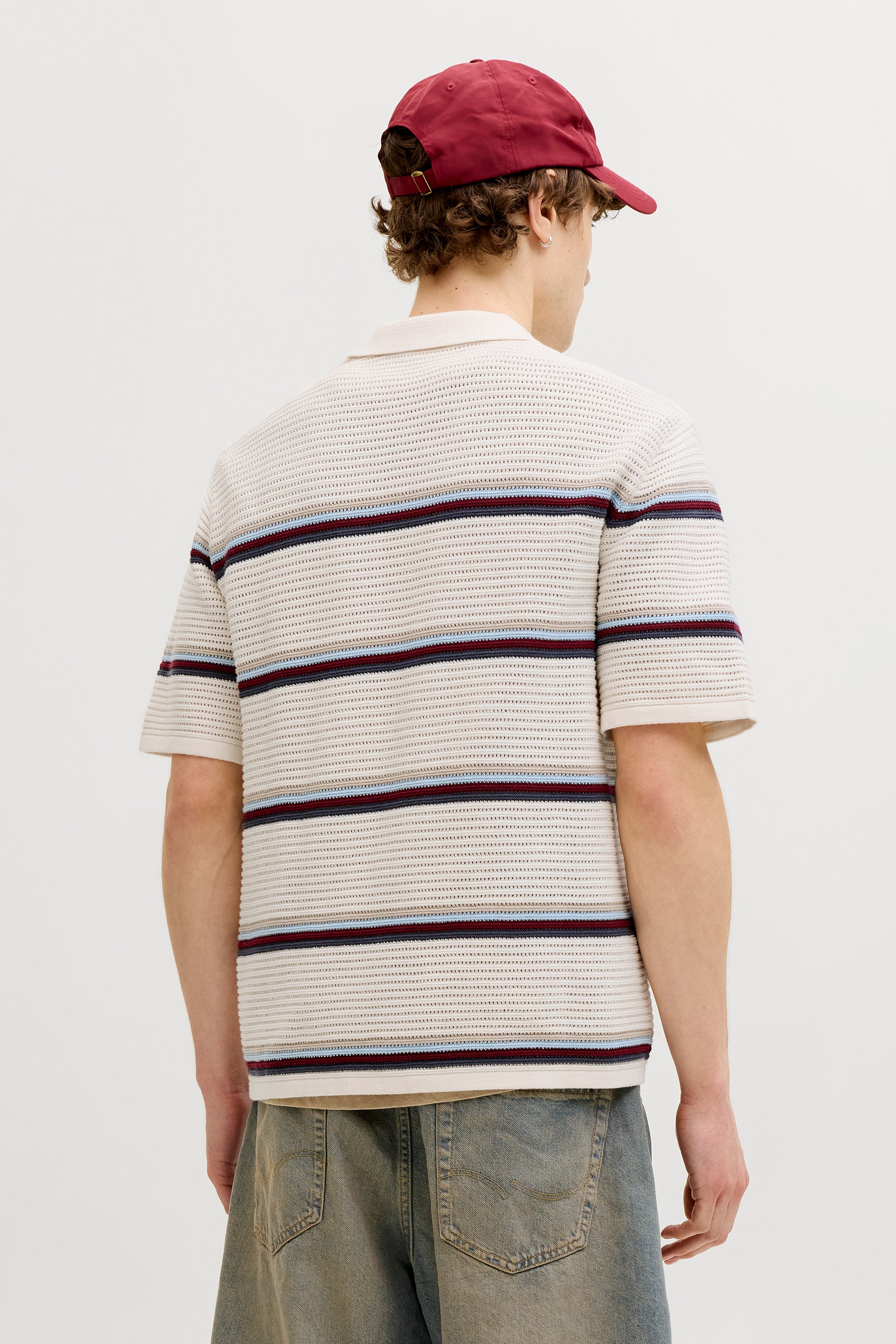 JORMAINE polo en tricot - Sea Salt