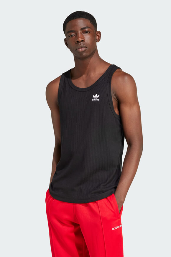 Essentials débardeur à côtes - Noir