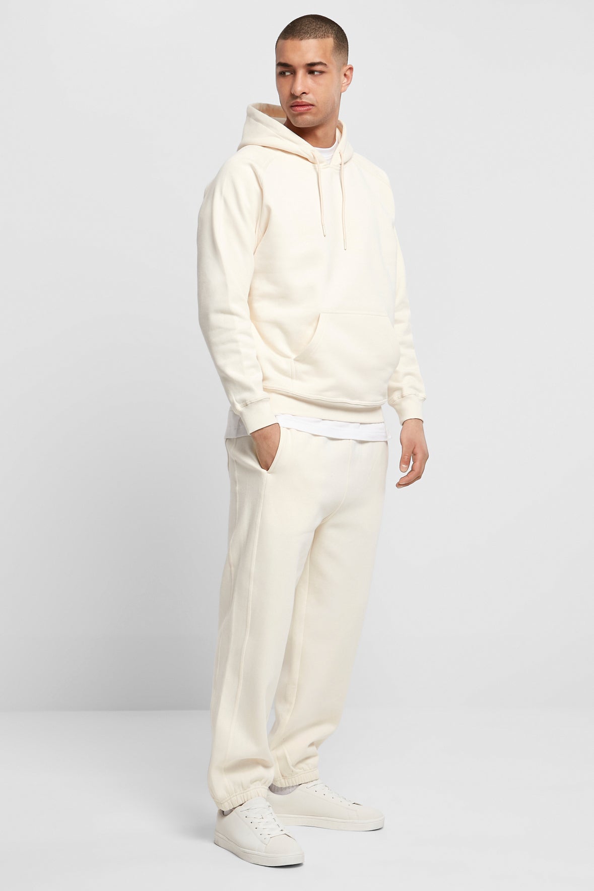 Sweat à capuche oversize - White Sand