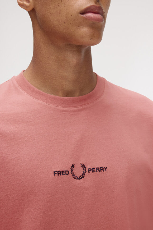 Embroidered t-shirt - Putty Pink