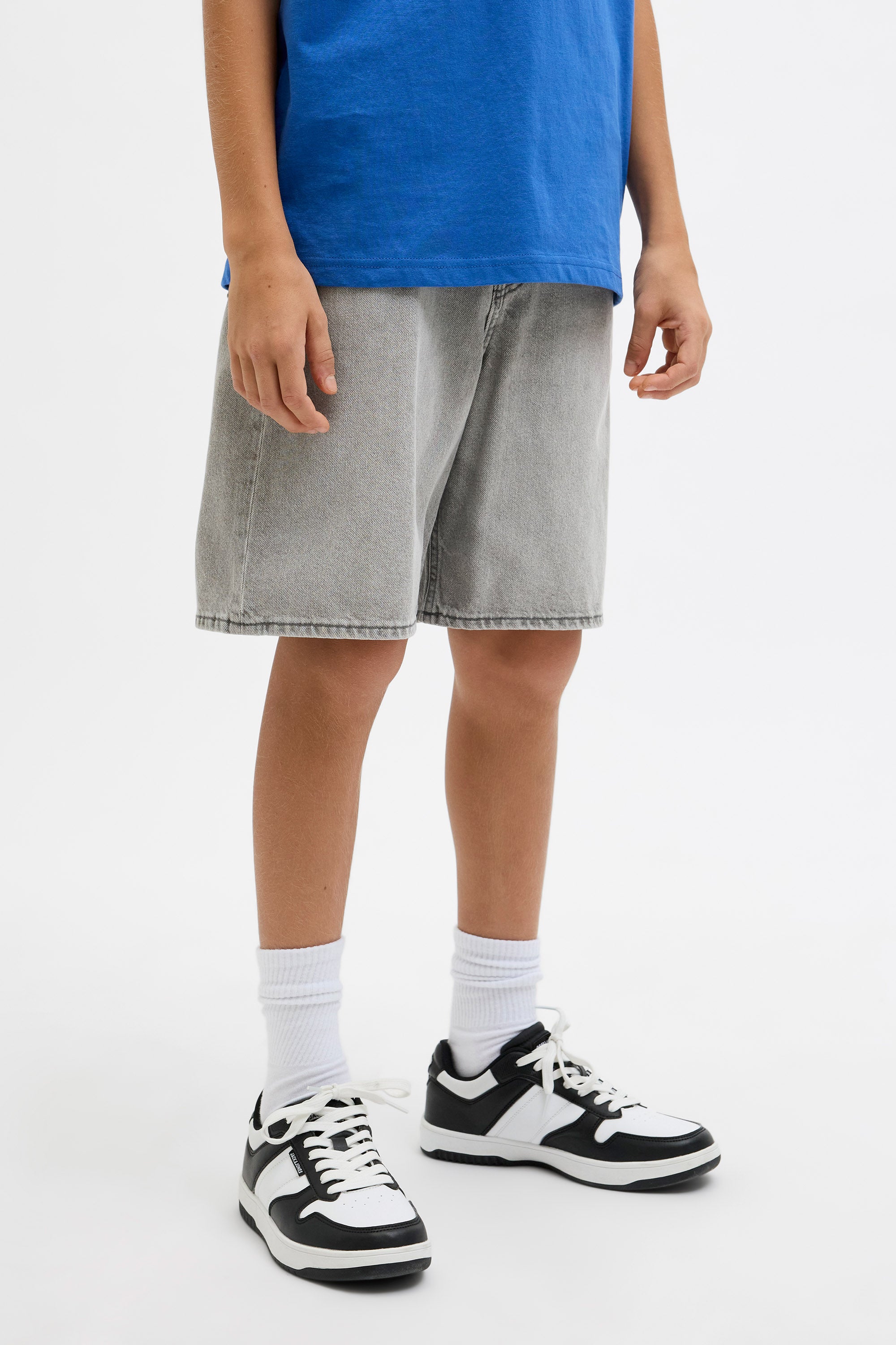 Short Tony in jeans - Grey Denim