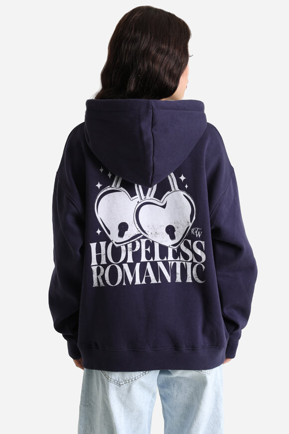 Sweatshirt ample à capuchon - Navy