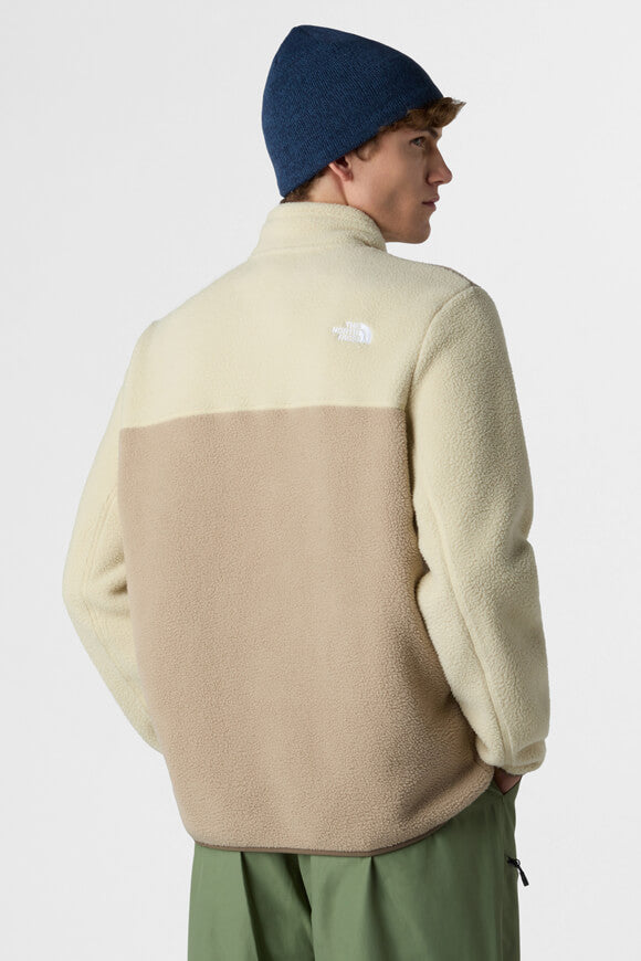 Maglione in pile Yumiori - Grigio fungo + ghiaia + marrone moka