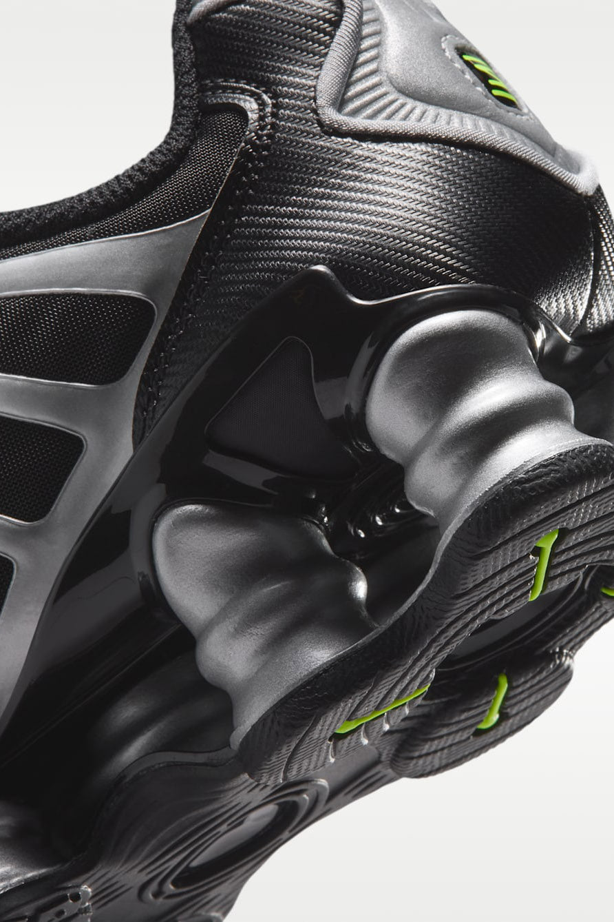 Shox TL Sneaker - Black + Volt Ice + Photon Dust + Metallic Silver