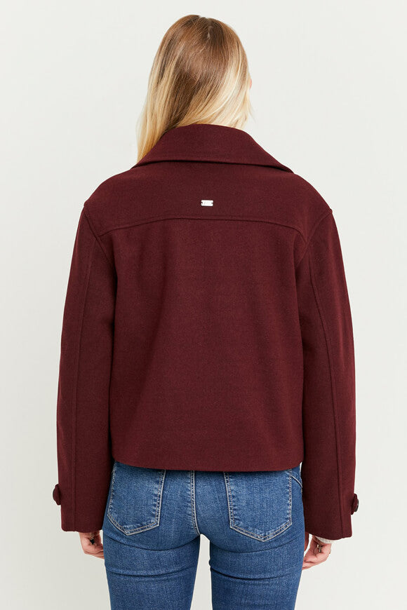 Short coat - Burgundy