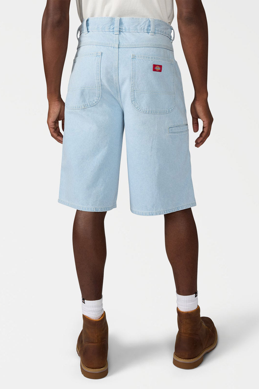 958 13-Inch loose fit denim bermuda shorts - Light Blue
