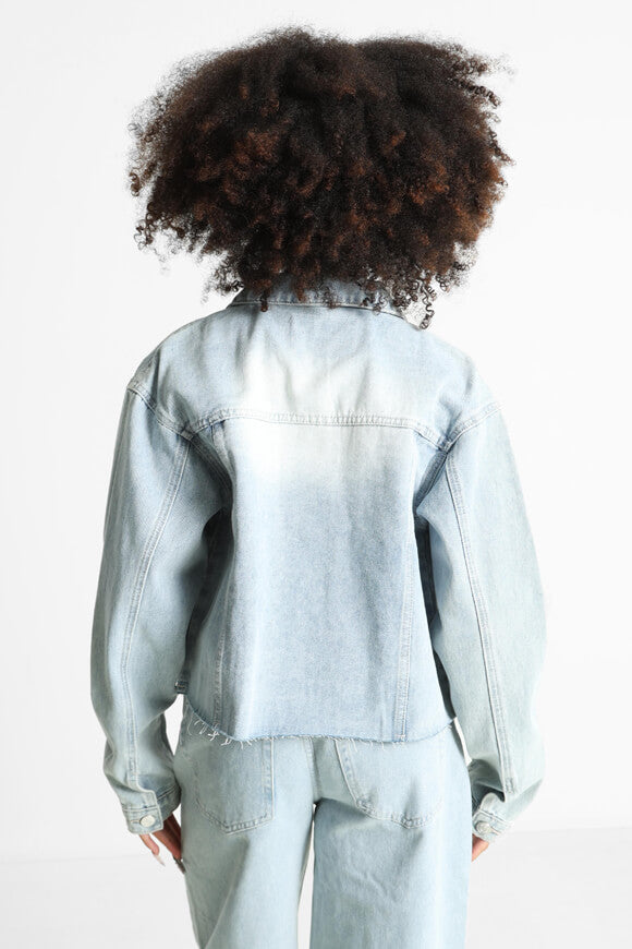 Giacca di jeans oversize - blu