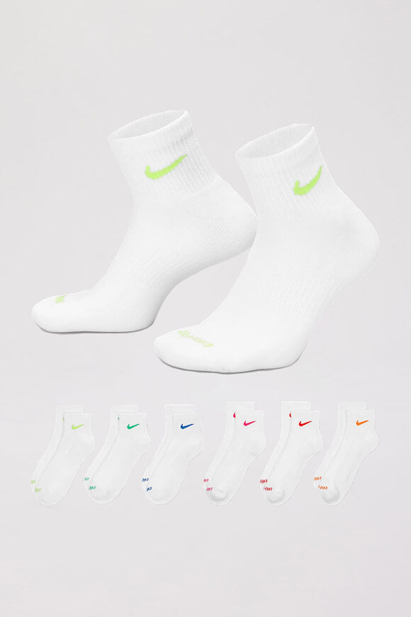 Lot de 6 paires de chaussettes - White + Multicolor