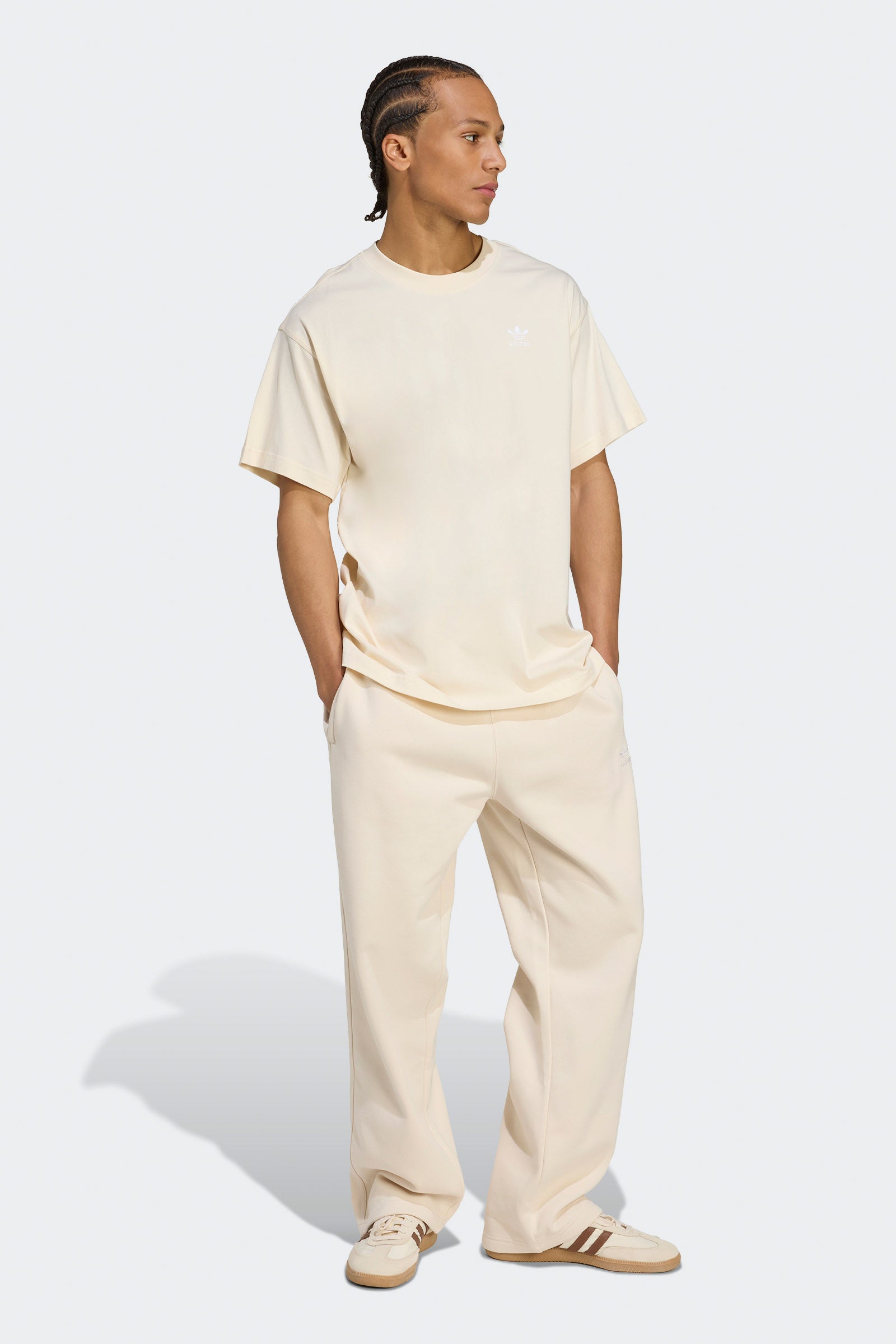 Trefoil Essentials T-Shirt - Wonder White