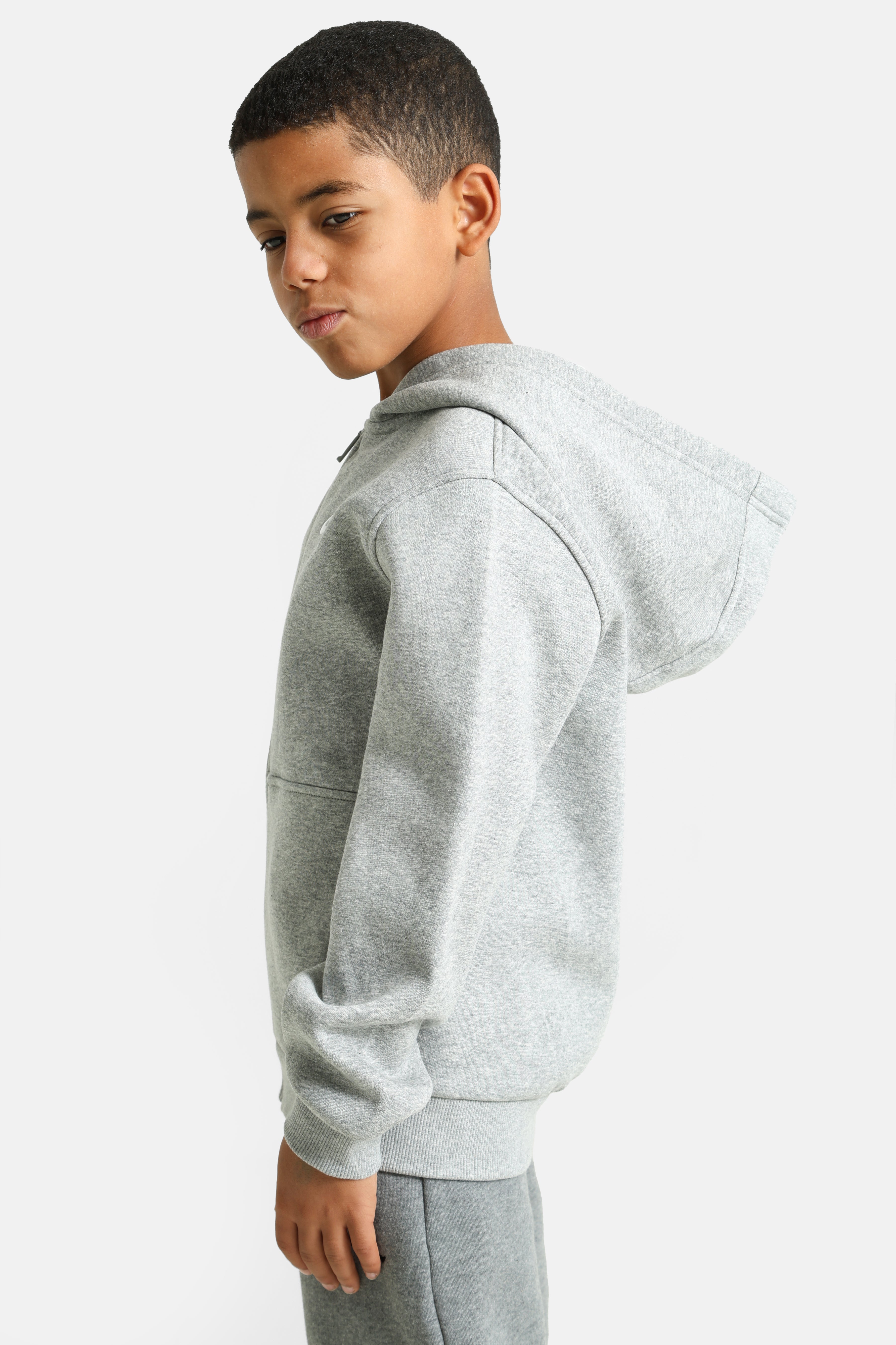 Sportswear Club Fleece Kapuzensweatjacke - Light Grey Heather