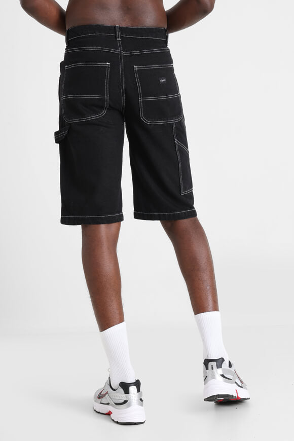 Jeansshorts - Schwarz
