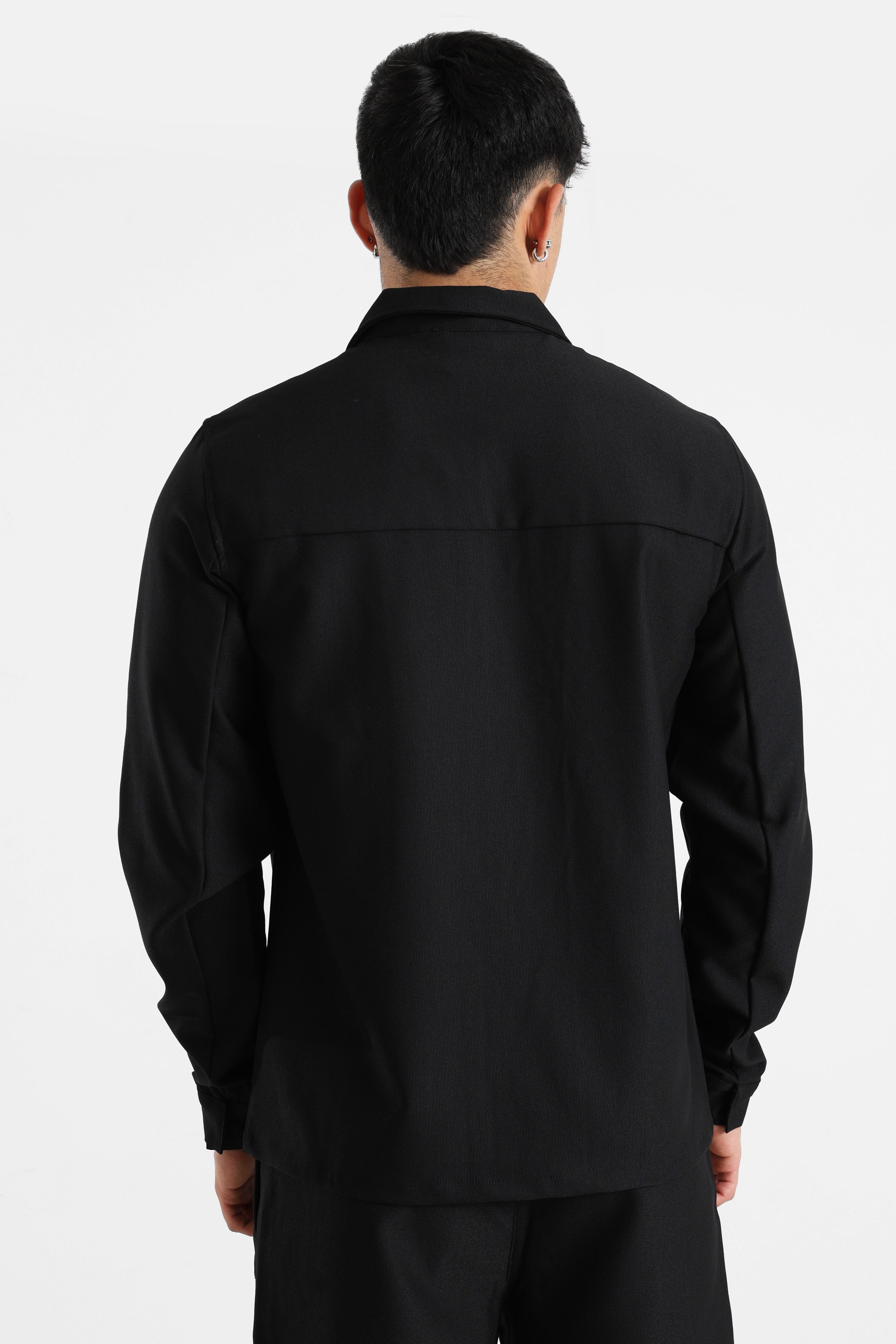 Caglio Overshirt - Jet Black