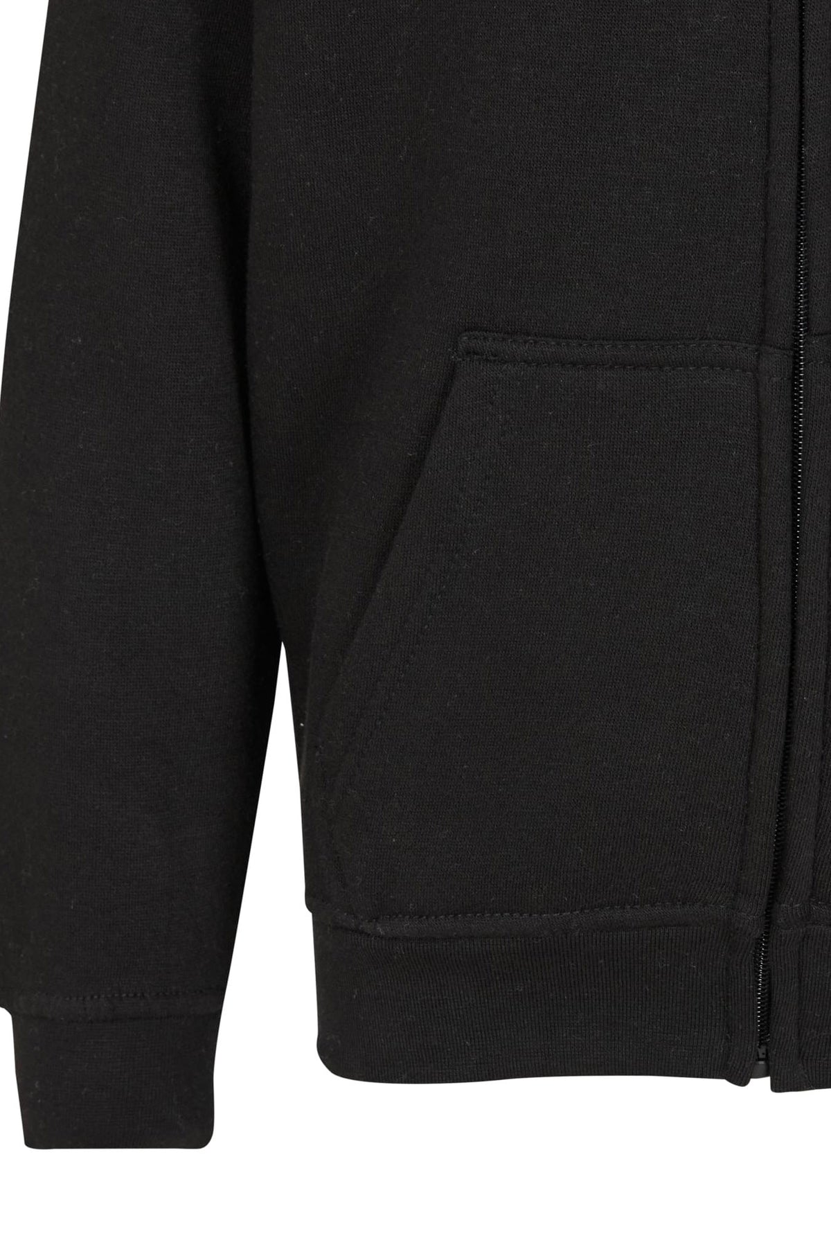 Kapuzensweatjacke - Black