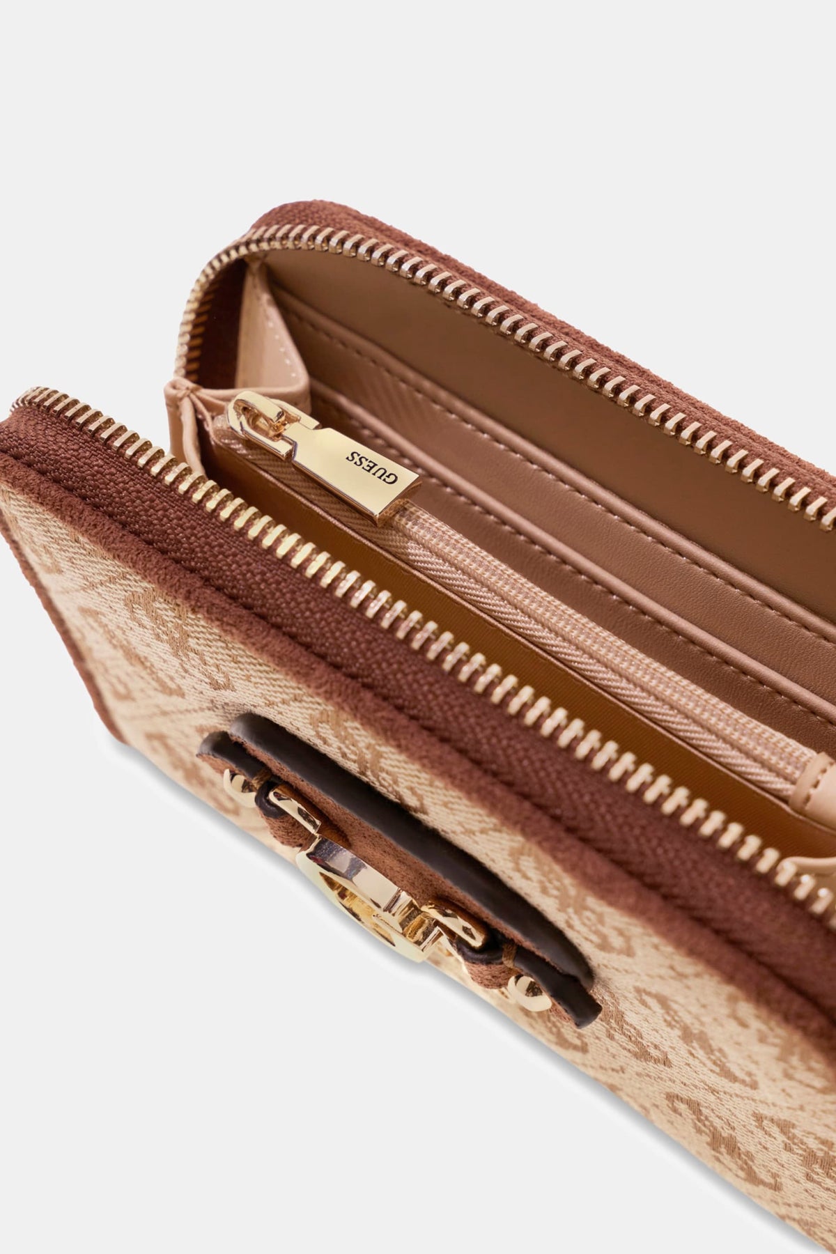 Samantha wallet - Latte + Brown