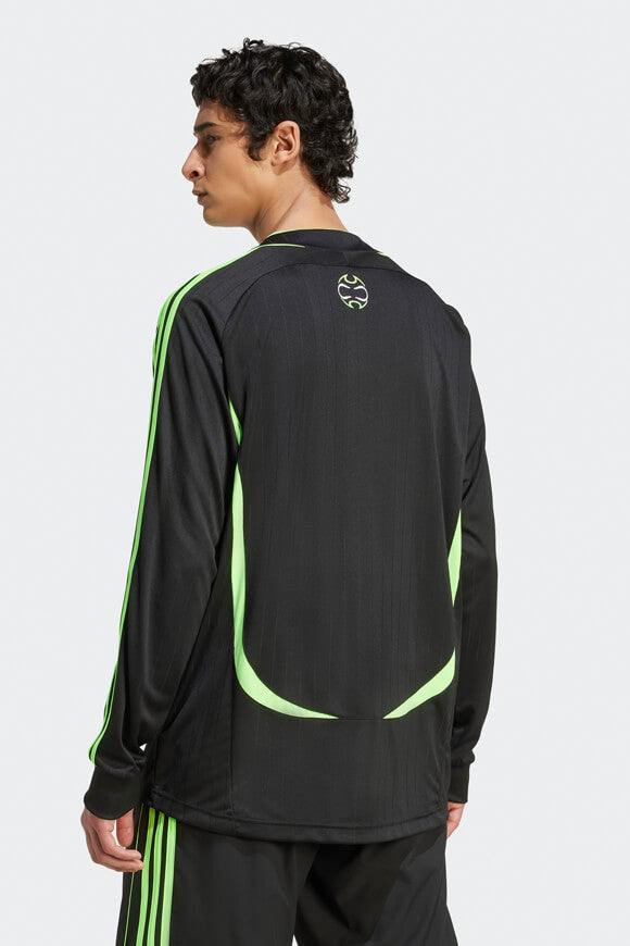 Camicia a maniche lunghe Teamgeist Adicolor - Nero + verde segnale