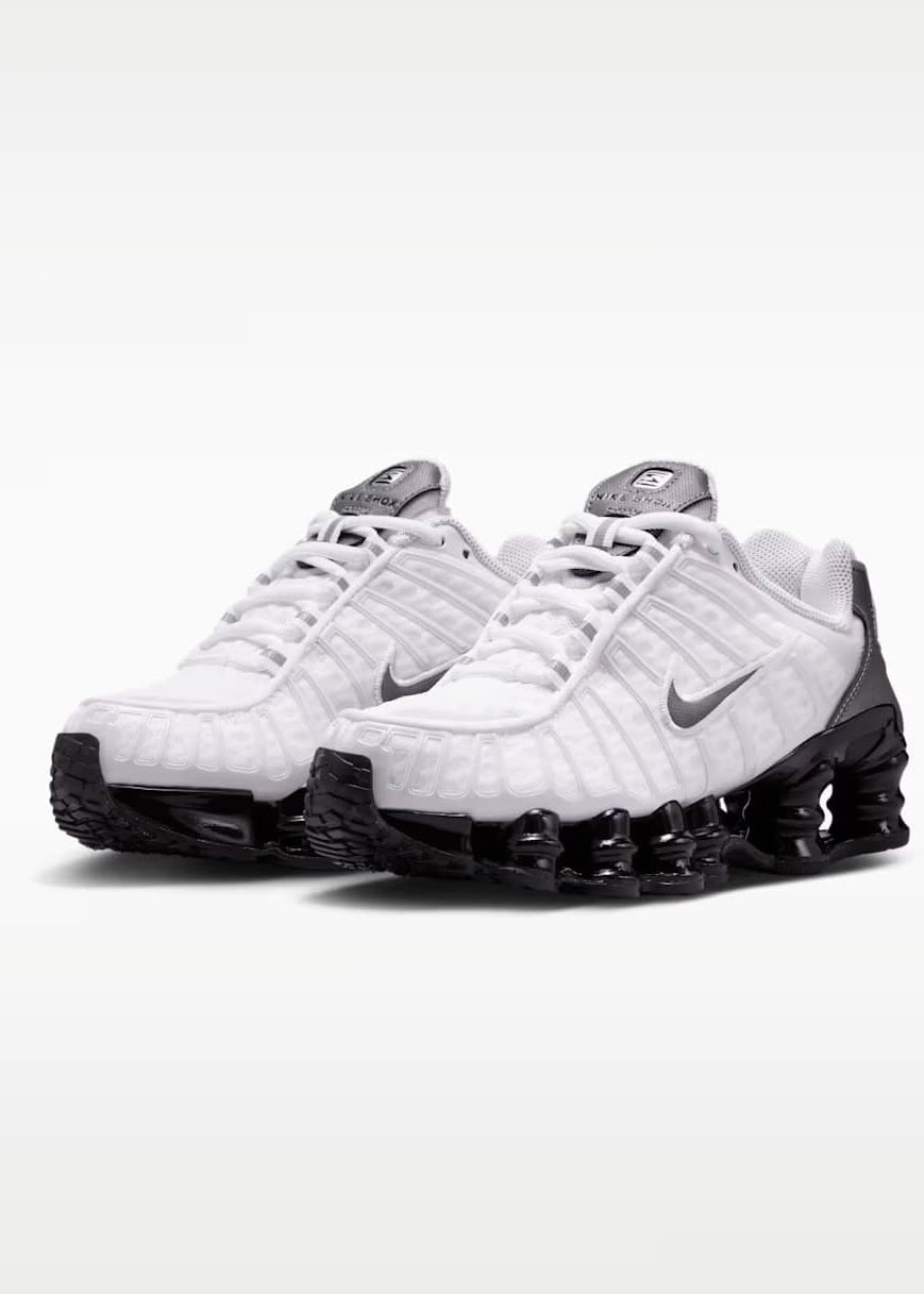 Shox TL sneakers - White + Black + Cool Grey + Metallic Cool Grey