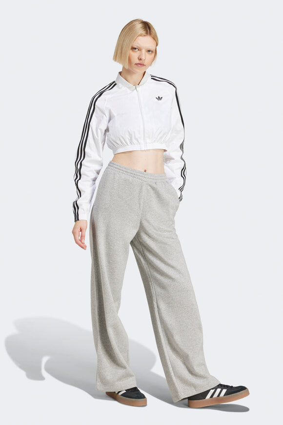 Pantalon wide leg en sweat - Medium Grey Heather