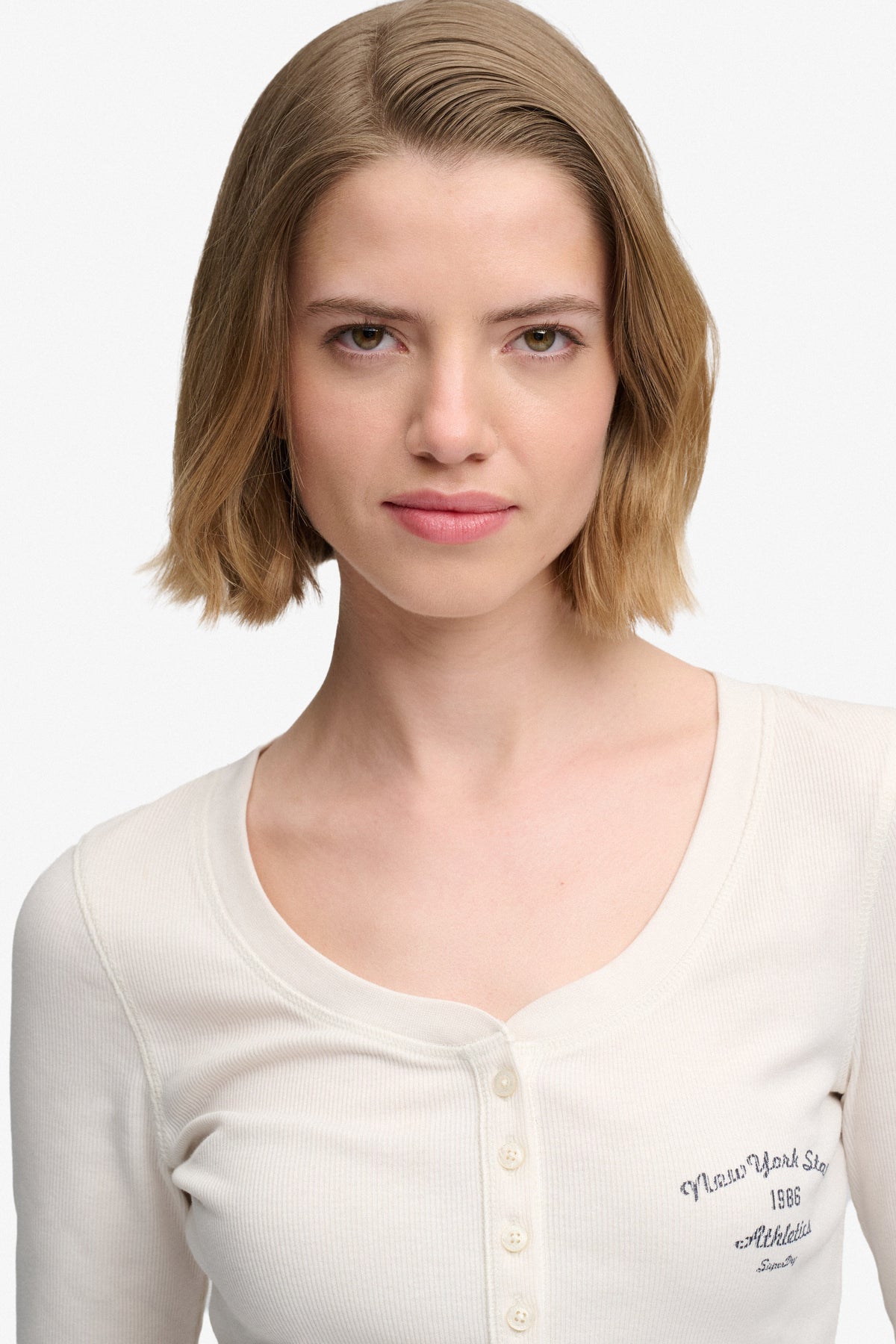 Geripptes Langarmshirt