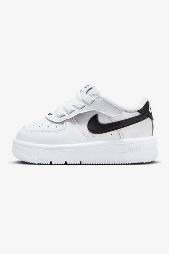 Force 1 EasyOn Baby Sneaker - White + Black