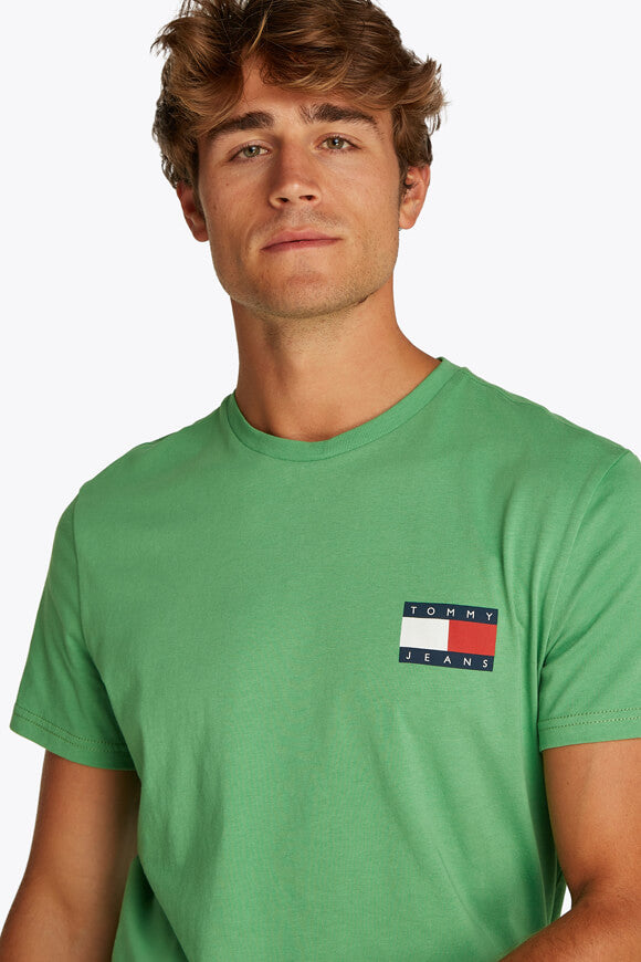 Essential Flag t-shirt - Coastal Green
