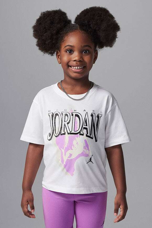 Kids-Set - White + Rush Fuchsia