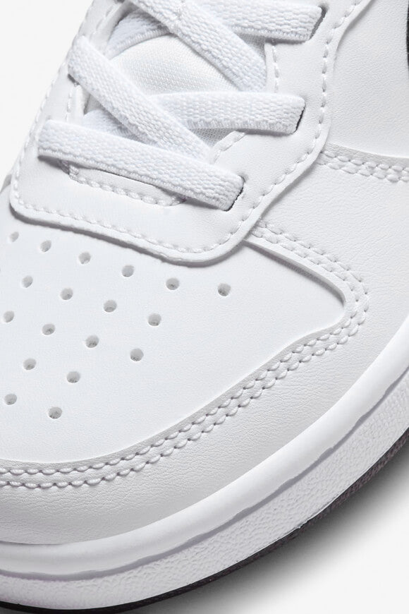 Sneaker Court Borough Recraft per bambini - Bianco + Nero
