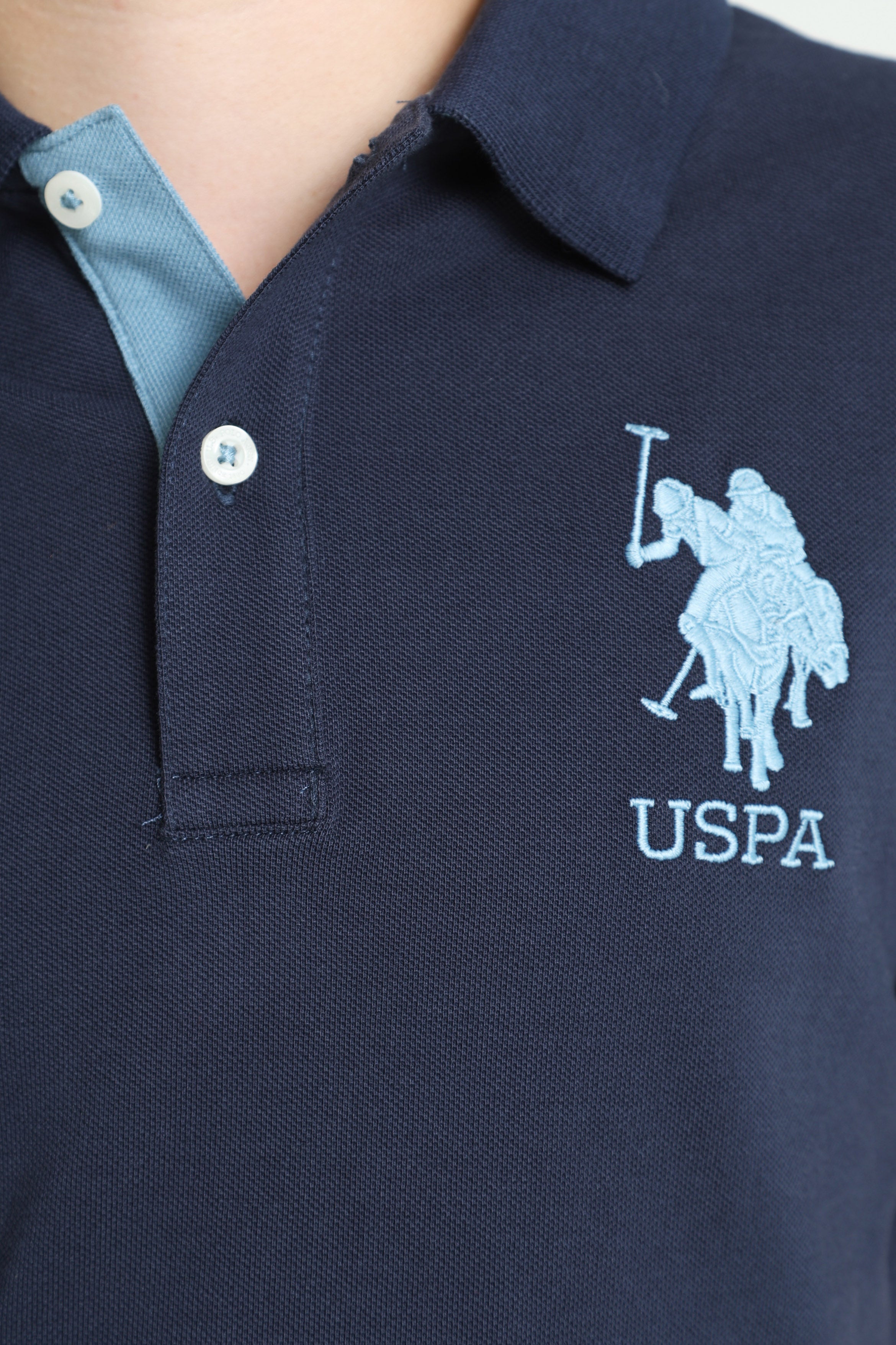 Fluo Poloshirt - Navy