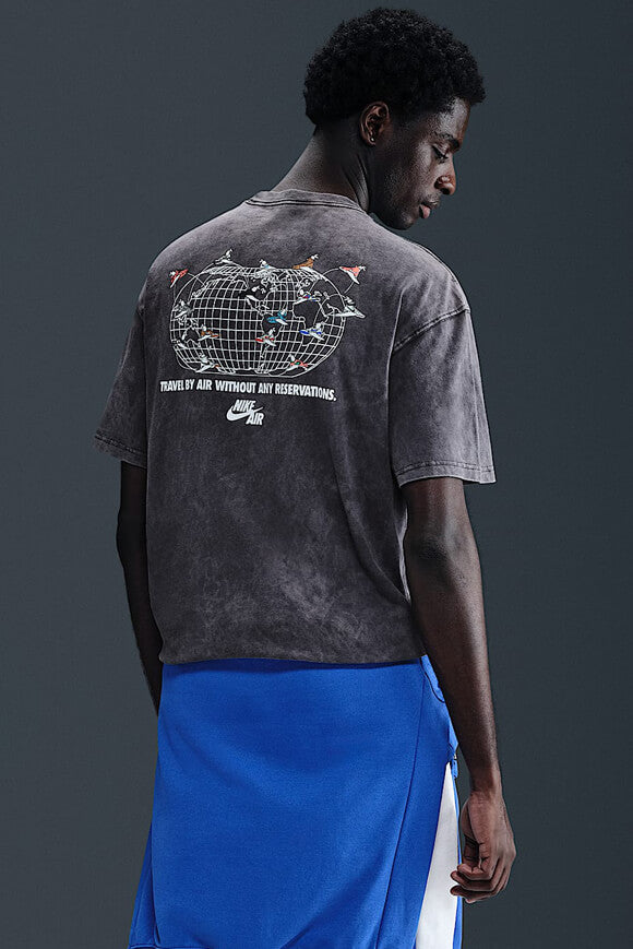 Loose-fitting T-Shirt - Black Heather