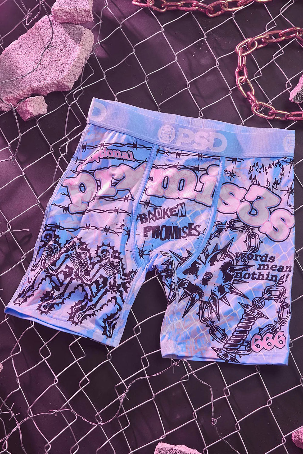 Broken Promises Boxershorts - Blue