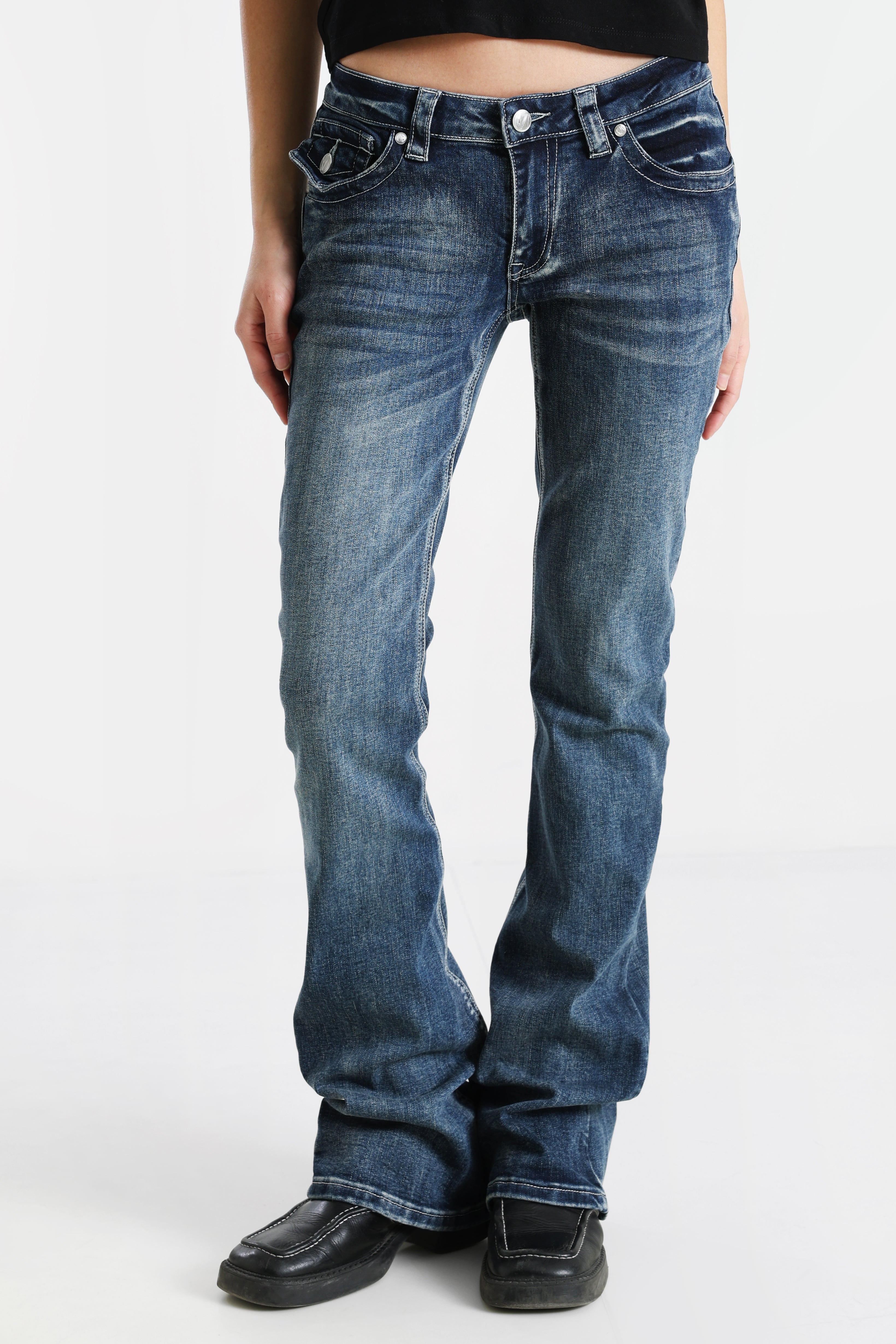 Jeans svasati - blu scuro